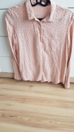 Cropp basic koszula brudny róż w kropki ___40