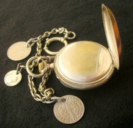 IWC Schaffhausen pocket watch zegarek kieszonkowy SREBRNY z kolekcji ANTYK