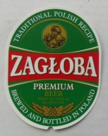 ETYKIETA PIWO ZAGŁOBA PREMIUM BROWAR SULIMAR PIOTRKÓW TRYBUNALSKI