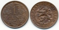 Antyle Holenderskie 1 Cent - 1967r ... Monety