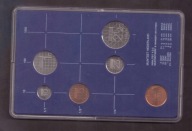 Holandia - 1984 rok - zestaw rocznikowy - 5 monet + żeton - stan menniczy