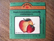 Etykieta oranżada napój Chełm 2