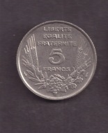 Francja - 5 Frank 1933 rok