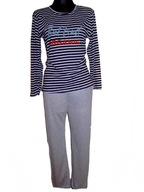 Piżama damska DŁUGI RĘKAW długie spodnie 100% BAWEŁNA r. XXL