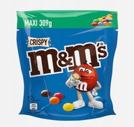 309g Cukierki M&M's Crispy z mlecznej czekolady z kruchym ryżowym wnętrzem
