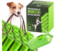 WORECZKI Na Psie Odchody BIODEGRADOWALNE Worki na Kupy BIO + ETUI 360 sztuk