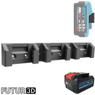 Uchwyt potrójny na akumulator Erbauer 18V EXT DualVolt z blokadą