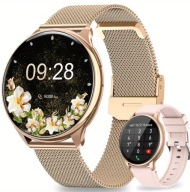 Smartwatch Zegarek Damski Do Bieganie Tenisa Fitness Ciśnienie Puls Menu PL