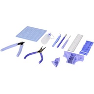 ZESTAW STARTOWY NARZĘDZI I PRZYBORÓW MODELARSKICH DO MODELI MINIATUR