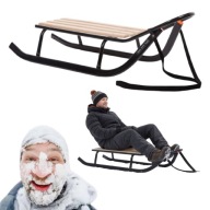 SANKI DLA DOROSŁYCH DZIECI MOCNE NA KULIG 150KG WYTRZYMAŁE METALOWE SZYBKI