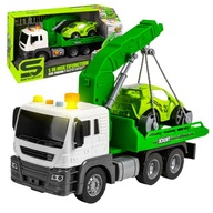 POMOC DROGOWA DLA DZIECI HOLOWNIK AUTKO RUCHOMA NACZEPA NAPĘD DŹWIĘKI LED