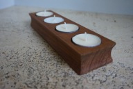 TRIP TRAP DENMARK SKAGERAK DREWNO TEAK ŚWIECZNIK UNIKAT danish design