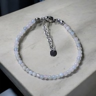 BRANSOLETKA Z KAMIENI NATURALNYCH- MORGANIT