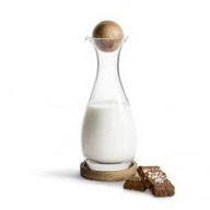 Karafka Sagaform Nature vinegret korek Oval Oak mlecznik