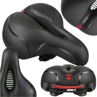 WYGODNE SIODEŁKO ROWEROWE SIODŁO SPORTOWE MIĘKKIE SZEROKIE EXTRA WENTYLACJA