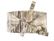 Pas gorczycowy lędźwiowy rozmiar uniwersalny wiązany gorczyca