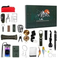 Kalendarz adwentowy ze sprzętem outdoorowym