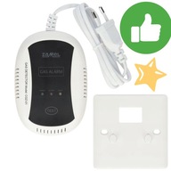 CZUJNIK GAZU ZIEMNEGO LPG PROPAN BUTAN DETEKTOR 230V ALARM CGZ-01
