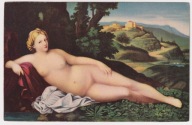 Palma Vecchio VENUS odpoczywająca AKT ok.1910r. wydanie STENGEL
