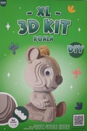 FIGURKA ZRÓB TO SAM SKLEJ POMALUJ KARTON XL 3D KIT KIDS KINGDOM DIY KOALA