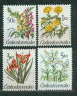 CZECHOSŁOWACJA** KWIATY Mi 3038-41