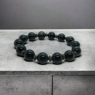 Obsydian...Oryginalna bransoletka ze złotego obsydianu