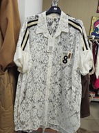 Koszula biała koronka długa Lamiar Italy, r. Uni !!!