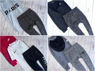 r.122-128 Mega paka 54szt zestaw ubranek dla chłopca perełki firmówki