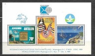 NIDERLANDY-ANTYLE - Wystawa znaczków -Waszyngton 1989 ** Mi B-35 (756)