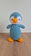 Maskotka Pingwin wykonana ręcznie na szydełku
