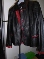 ORYGINALNA MARYNARKA KURTKA SKÓRA NAT .ROZM.42