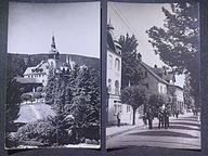 ŚWIERADÓW ZDRÓJ Dom Zdrojowy , Ul. B. Bieruta , zestaw 2 pocztówek