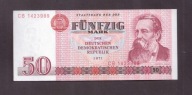 Niemcy - NRD - banknot - 50 Marek 1971 rok