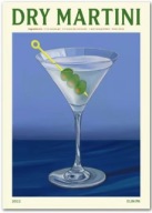 Plakat „Cocktail Bar Aesthetic” – Retro Plakaty z Drinkami