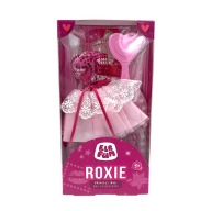 ZESTAW KSIĘŻNICZKI ROXIE ELEFUN PRINCESS BALL 3+ AKCESORIA RÓŻOWY ubranko