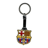 Licencjonowany metalowy lakierowany brelok do kluczy HERB FC BARCELONA FCB