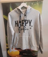 Mohito Szara Bluza z Kapturem Ocieplana – Rozmiar 36 / S