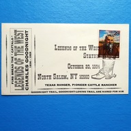USA Sc# 2870I 1994r. Koperta okolicznościowa-"Legendy Dzikiego Zachodu"