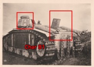 072N CZOŁG CHAR B1 ZDOBYCZNY FRANCJA WEHRMACHT 1940 NIEMCY RZESZA