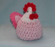 Kurka na szydełku / kogucik / kura / Wielkanoc