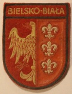 BIELSKO - BIAŁA, HERB, CIEKAWA STARA NASZYWKA
