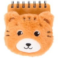 NOTESIK NOTES KOŁONOTATNIK Pluszowy TYGRYSEK 3D Włochacz