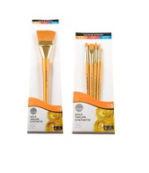 DALER ROWNEY Zestaw 6 pędzli do farb akrylowych TAKLON