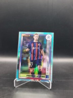 TOPPS Merlin 2023 – FRANKIE DE JONG – Aqua Prism Refractor