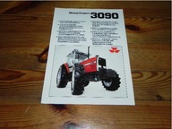 Massey Ferguson MF 3090 traktor ciągnik 1986 prospekt folder katalog