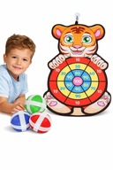 DART DLA DZIECI GRA ZRĘCZNOŚCIOWA SUPER ZABAWA RZUTKI LOTKI + TARCZA