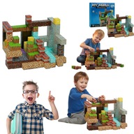 KLOCKI MAGNETYCZNE KLOCKI SZEŚCIANY 220 KLOCKÓW W TYM 2 FIGURKI GIGANTYCZNY