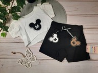 Komplet Myszka Miki bluzeczka spodenki 146-152cm 12lat