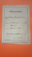niemieckie prawo jazdy („Führerschein”) 1956