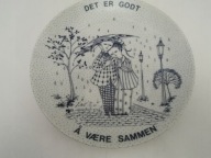 IKKE BEREGNET OSLO TALERZ PORCELANOWY DO POWIESZENIA DEKORACYJNY